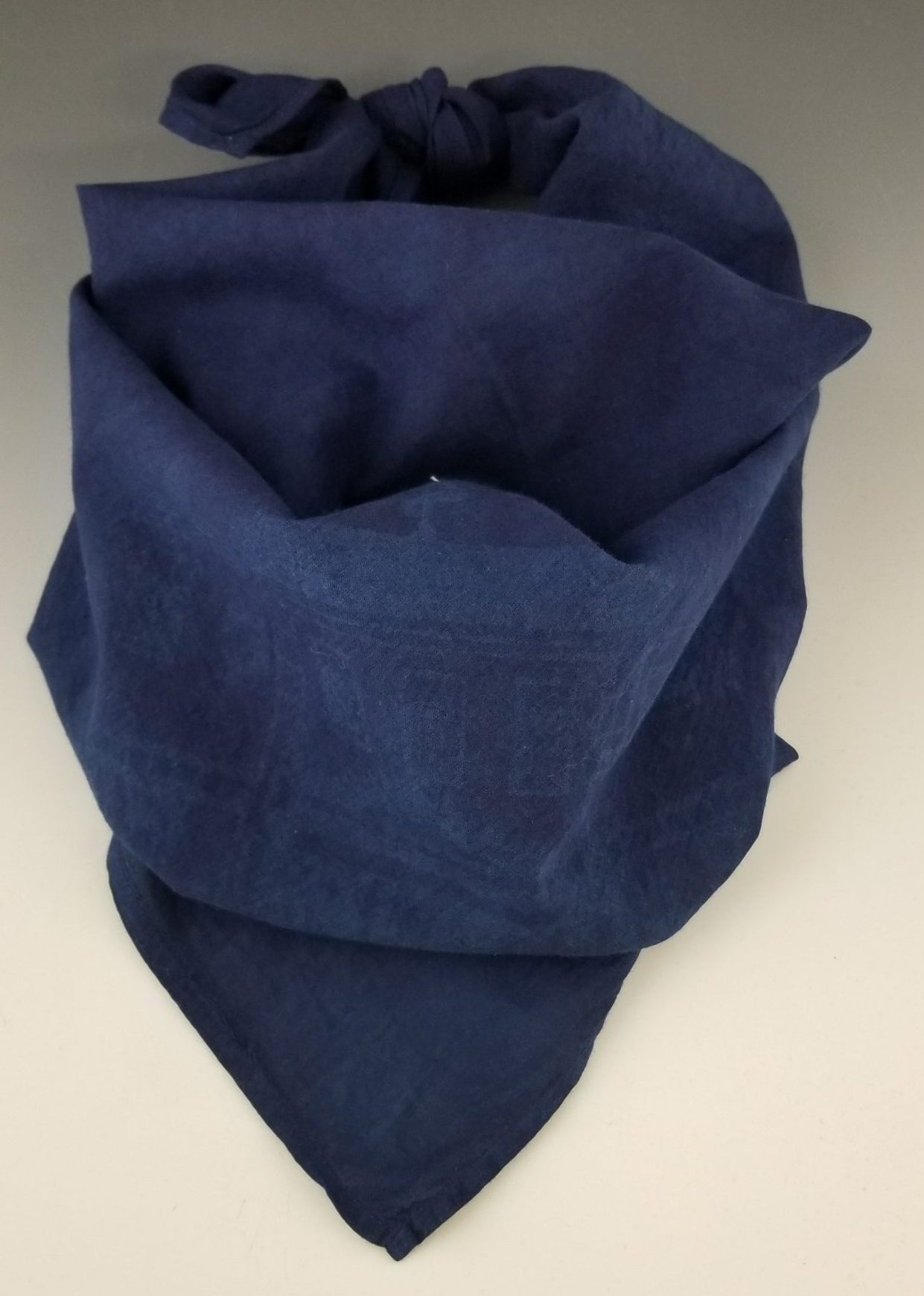 Organic Cotton Bandana-indigo